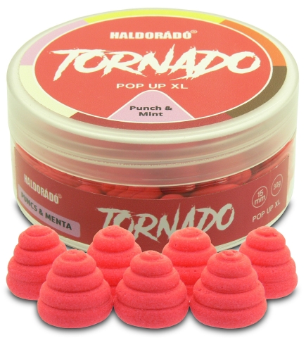 Haldorádó TORNADO Pop Up XL 15 mm - Puncs & Menta / Punč Mentol